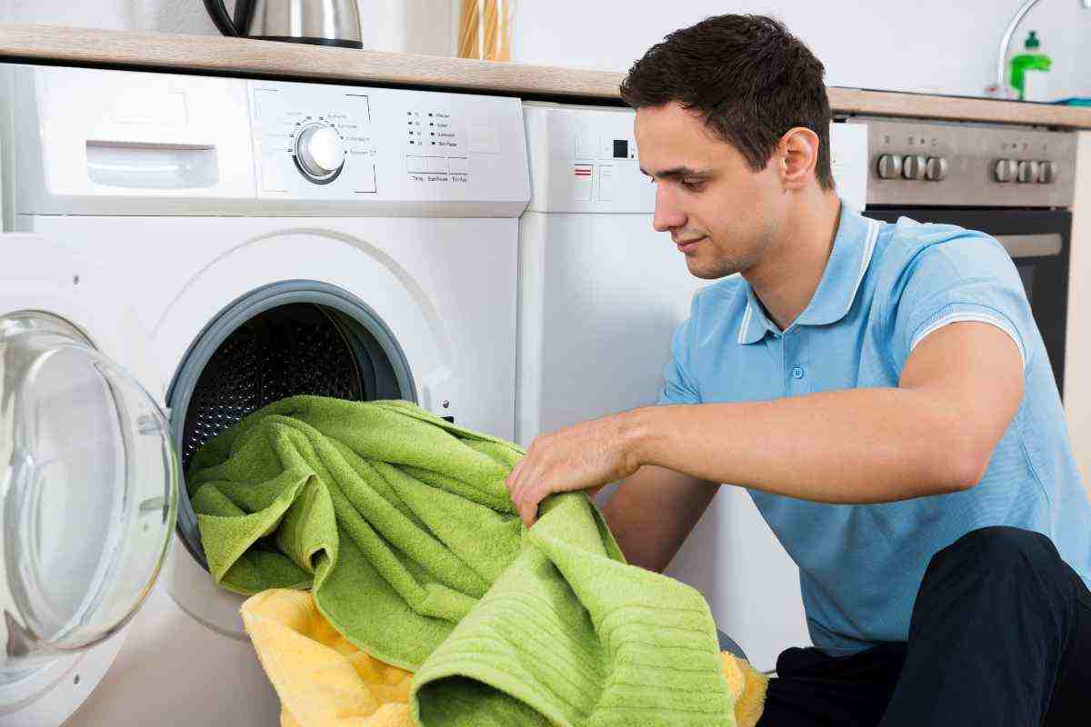 lavaggio asciugamani lavatrice: metodo