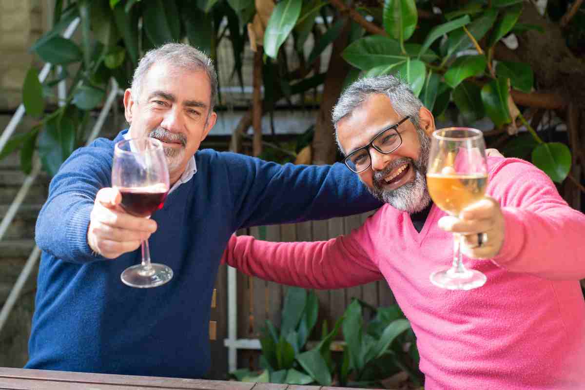 Bere vino dopo 45 anni