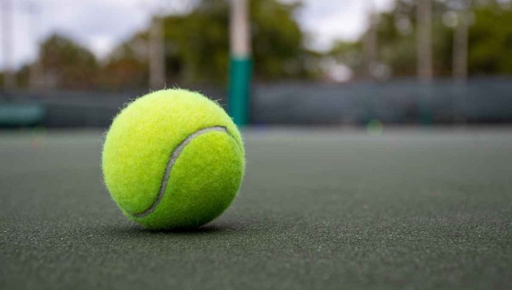 pallina tennis asciugamano