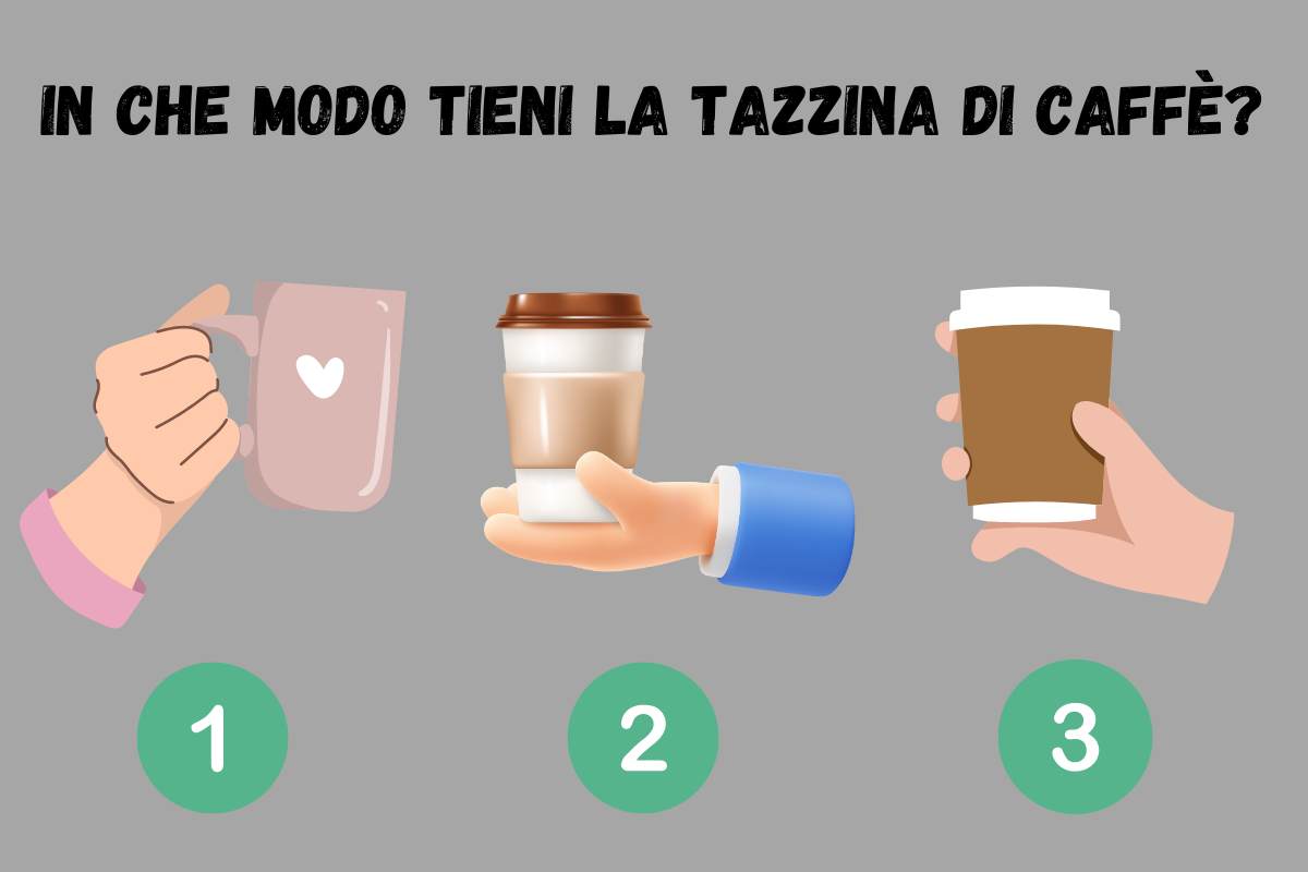 Test personalità: tazzina caffè