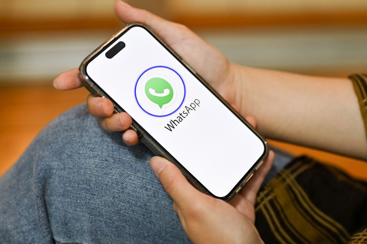 Trabajos de whatsapp con círculo azul