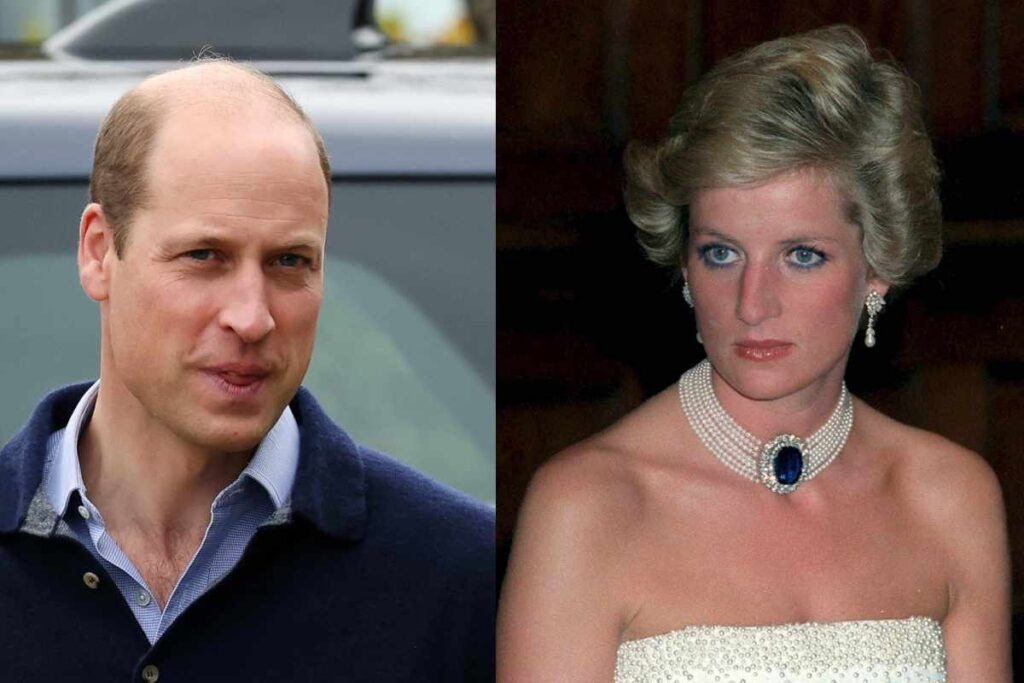 Principe William due orologi Diana