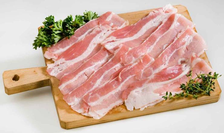 pancetta parte maiale più grassa